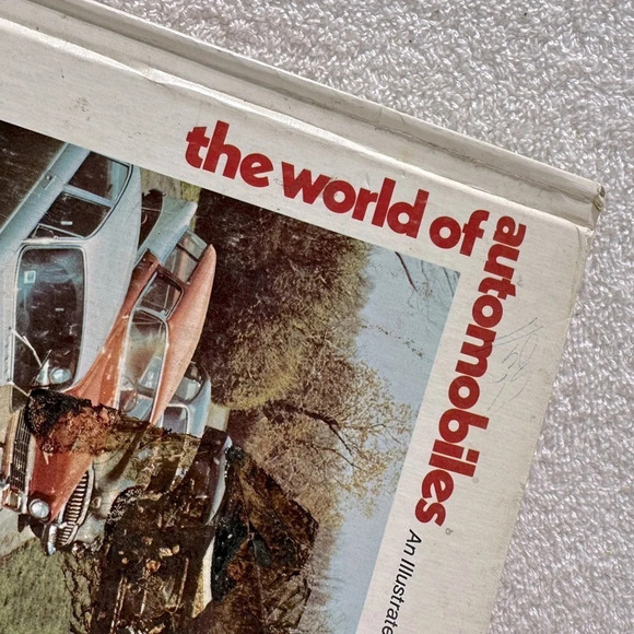 Vintage The World Of Automobiles Hardcover Book - Picture 4 of 13